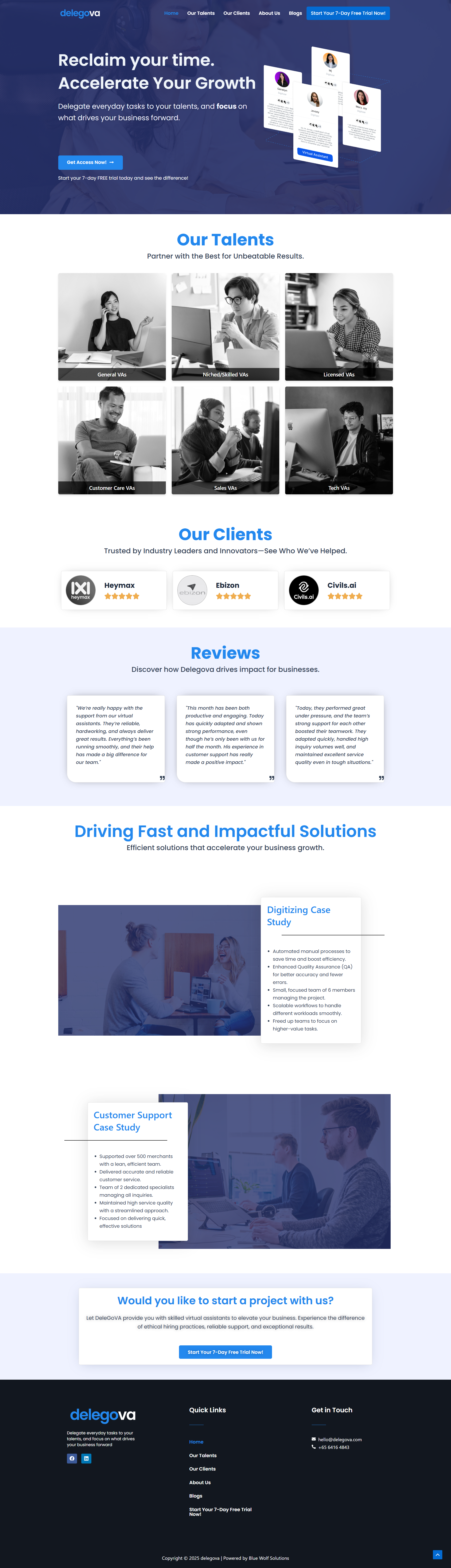 DeleGoVA – Blue Wolf Solutions
