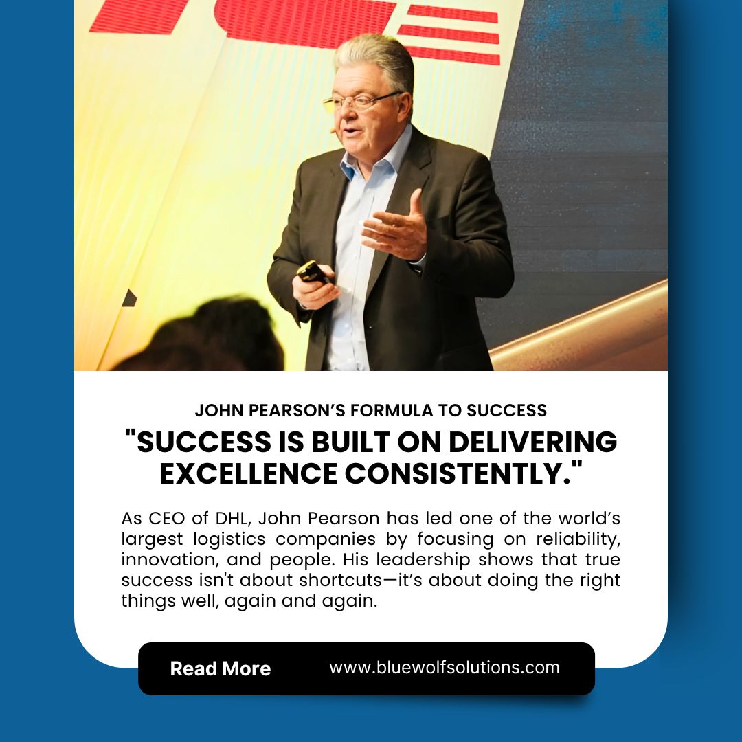 John Pearson DHL Leadership & Business Excellence